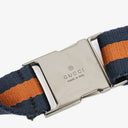 Gucci GG Beige/Orange/Navy Monogram Canvas Belt Bag