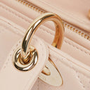 Christian Dior Medium Lady Dior Powder Pink Cannage Quilted Leather Bag