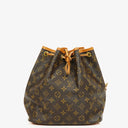 Louis Vuitton Petit Noe Monogram Canvas Shoulder Bag