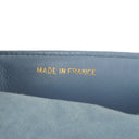 Chanel Small CC Flap Crossbody Bag In Light Blue Quilted Suede