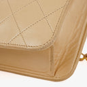 Chanel Small Classic Single Flap Bag Beige Quilted Lambskin With 24K Gold-Plated Hardware