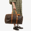 Louis Vuitton Sac Souple 55 Monogram Canvas Travel Bag