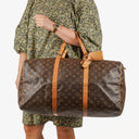 Louis Vuitton Sac Souple 55 Monogram Canvas Travel Bag
