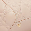 Christian Dior Medium Lady Dior Powder Pink Cannage Quilted Leather Bag