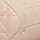 Christian Dior Medium Lady Dior Powder Pink Cannage Quilted Leather Bag