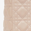 Christian Dior Medium Lady Dior Powder Pink Cannage Quilted Leather Bag