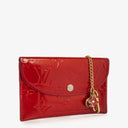 Louis Vuitton Pomme D'amour Monogram Vernis Envelope Flat Pouch