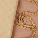 Chanel Small Classic Single Flap Bag Beige Quilted Lambskin With 24K Gold-Plated Hardware