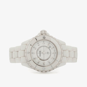 Chanel J12 Stainless Steel White Ceramic 38mm Quartz Watch