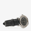 Bvlgari Bulgari Stainless Steel Black Calfskin 35mm Solotempo Quartz Watch