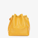 Louis Vuitton Petit Noe Gelbe EPI Leder Schultertasche