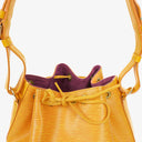 Louis Vuitton Petit Noe Gelbe EPI Leder Schultertasche