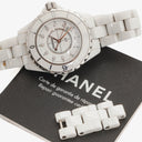 Chanel J12 Stainless Steel White Ceramic 38mm Quartz Watch