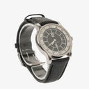 Bvlgari Bulgari Stainless Steel Black Calfskin 35mm Solotempo Quartz Watch