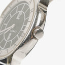 Bvlgari Bulgari Stainless Steel Black Calfskin 35mm Solotempo Quartz Watch