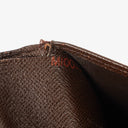 Louis Vuitton Port Feuille Vienoise Damier Ebene Canvas French Purse Wallet