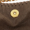 Stella McCartney Falabella Tiny Tote Brown Vegan Shaggy Deer Bag