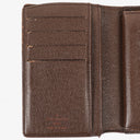 Louis Vuitton Port Feuille Vienoise Damier Ebene Canvas French Purse Wallet