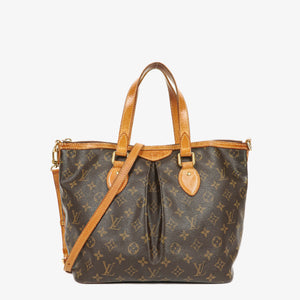 Sac à Épaule Louis Vuitton Palermo PM en Toile Monogram