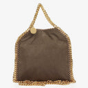 Stella McCartney Falabella Tiny Tote Brown Vegan Shaggy Deer Bag