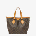 Sac à Épaule Louis Vuitton Palermo PM en Toile Monogram