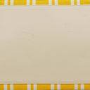 Balenciaga Yellow/White Navy Cabas Calfskin Logo Print Handbag