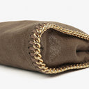 Stella McCartney Falabella Tiny Tote Brown Vegan Shaggy Deer Bag