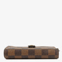 Louis Vuitton Port Feuille Vienoise Damier Ebene Canvas French Purse Wallet