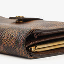 Louis Vuitton Port Feuille Vienoise Damier Ebene Canvas French Purse Wallet
