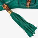Gucci Lucy Bamboo Calfskin Folded Clutch