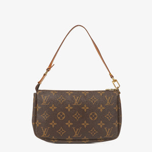 Louis Vuitton Pochette Accessoires Monogram Canvas Clutch Handbag