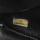 Chanel Black Leather CC Drawstring Shoulder Bag