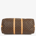 Louis Vuitton Keepall 55 Bandoulière Monogram Canvas Travel Bag