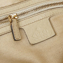 Sac fourre-tout en cuir neutre Gucci Soho