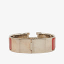 Hermes Red Wide Bangle Clic Clac H Bracelet
