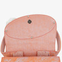Diesel 1DR Orange With Pink Metallic-Finish Handbag