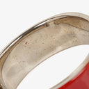 Hermes Red Wide Bangle Clic Clac H Bracelet