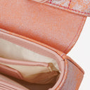 Diesel 1DR Orange With Pink Metallic-Finish Handbag