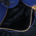 Miu Miu Matelasse Blue Leather Shoulder Bag