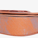 Diesel 1DR Orange With Pink Metallic-Finish Handbag