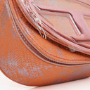 Diesel 1DR Orange With Pink Metallic-Finish Handbag