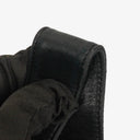 Chanel Black Leather CC Drawstring Shoulder Bag