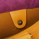 Louis Vuitton Speedy 25 Yellow EPI Leather Handbag