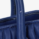 Miu Miu Matelasse Blue Leather Shoulder Bag