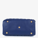 Miu Miu Matelasse Blue Leather Shoulder Bag