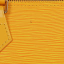 Louis Vuitton Speedy 25 Yellow EPI Leather Handbag