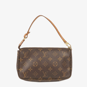 Louis Vuitton Pochette Accessoires Monogram Canvas Clutch Handbag