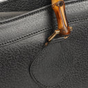 Gucci Vintage Diana Leather Bamboo Tote