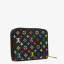 Louis Vuitton Black Takashi Murakami Zippy Coin Purse