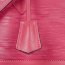 Borsa a Mano Louis Vuitton Alma BB in Pelle EPI Pivoine